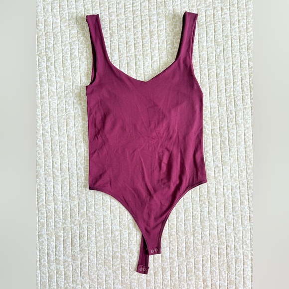 NWOT Free People Intimately Free Clean Lines Seamless Bodysuit | Fig |  M/L - Picture 5 of 15